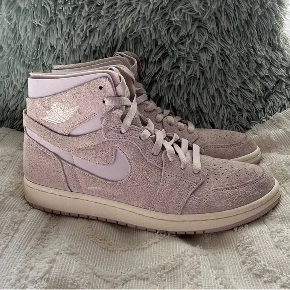 NWOT Women's Air Jordan 1 Zoom Air CMFT "Light lavender", size 10 - Picture 11 of 16